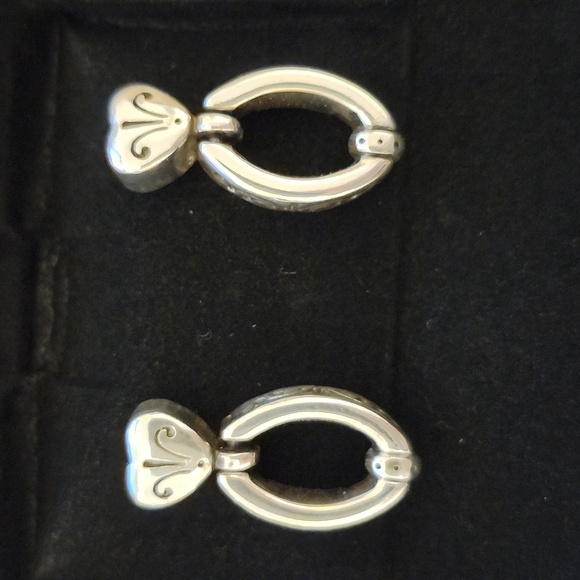 Women's Brighton Silvertone Earrings 2 Sets **Great for Mother's Day * - Picture 4 of 4